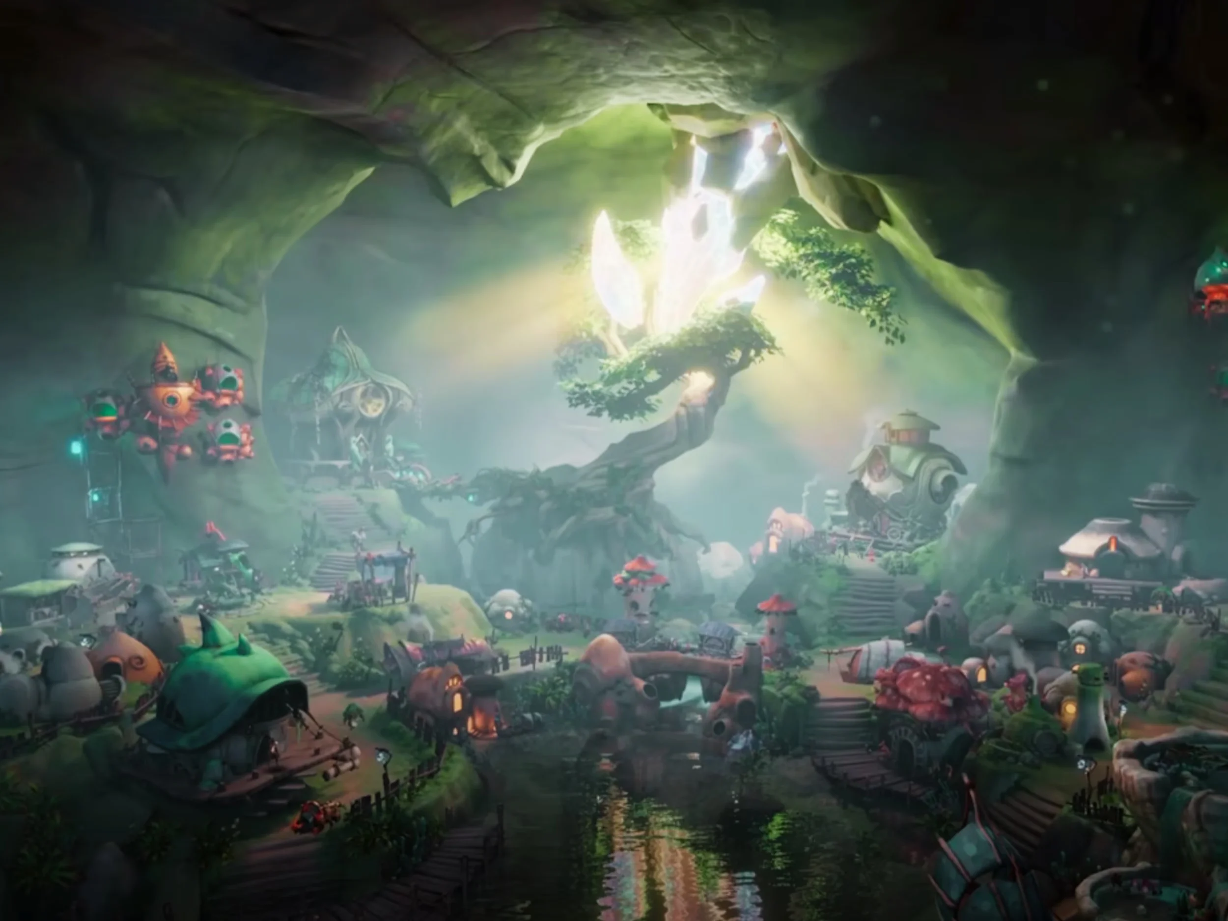 Sunderfolk RPG Gratis di Steam, Tapi Ada Sisi Gelapnya 1 Tampilan gameplay Sunderfolk RPG co-op di Steam dengan kontrol smartphone
