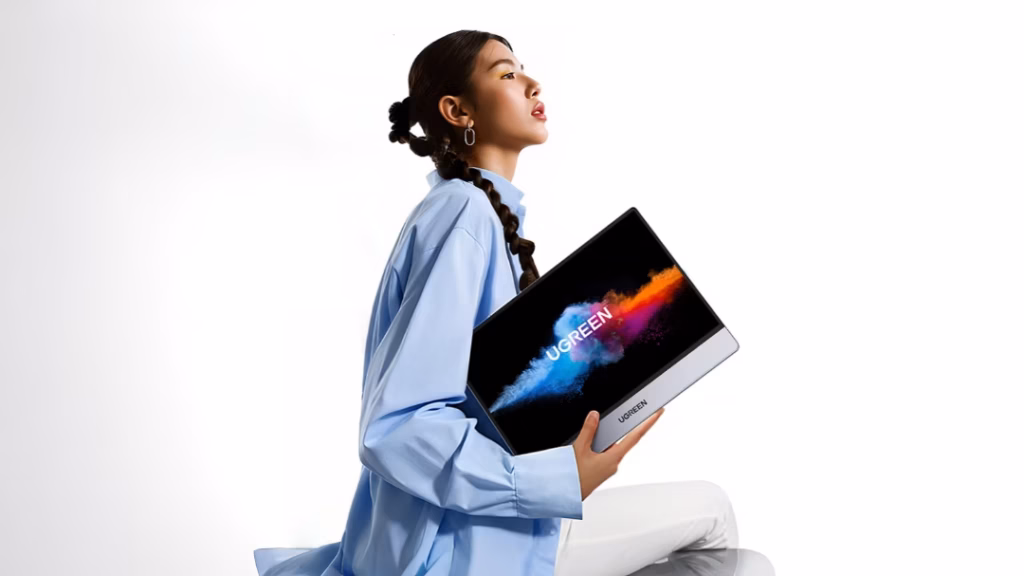 Ugreen AP16 monitor portabel 16 inci dengan layar 2.5K dan refresh rate 165Hz