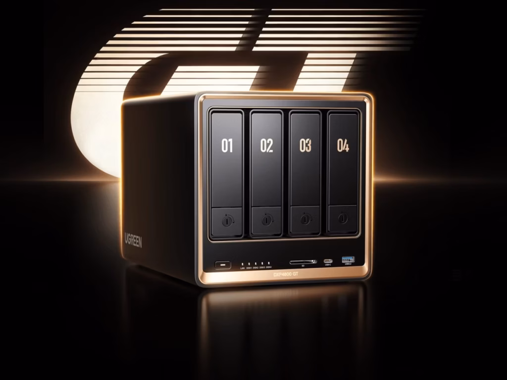 Ugreen DXP4800 GT NAS dengan prosesor Ryzen dan RAM besar