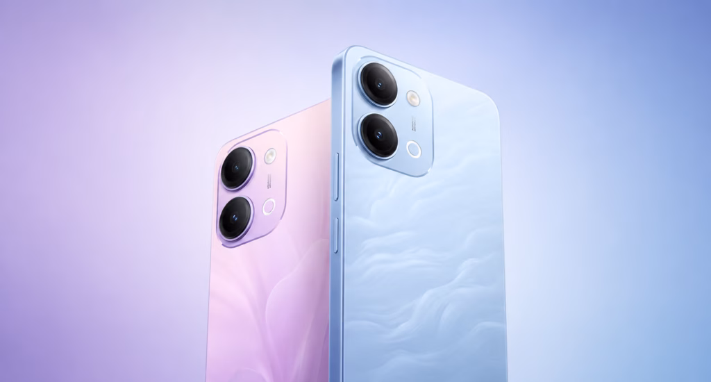Desain Vivo Y60 warna Shanhaiqing Blue yang elegan