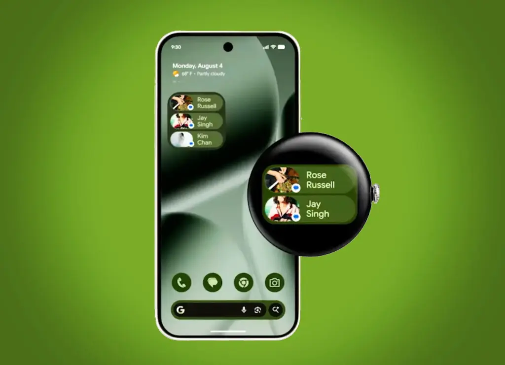 Widget Wear OS 7 di Samsung Galaxy Watch dan Google Pixel Watch