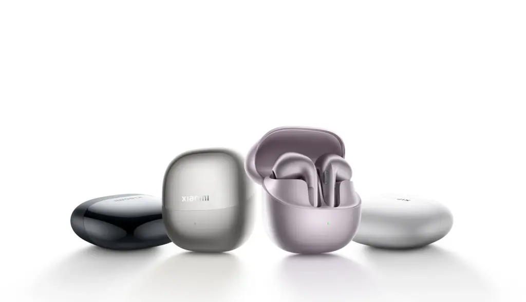 Desain Xiaomi Buds 6 dengan semi-in-ear
