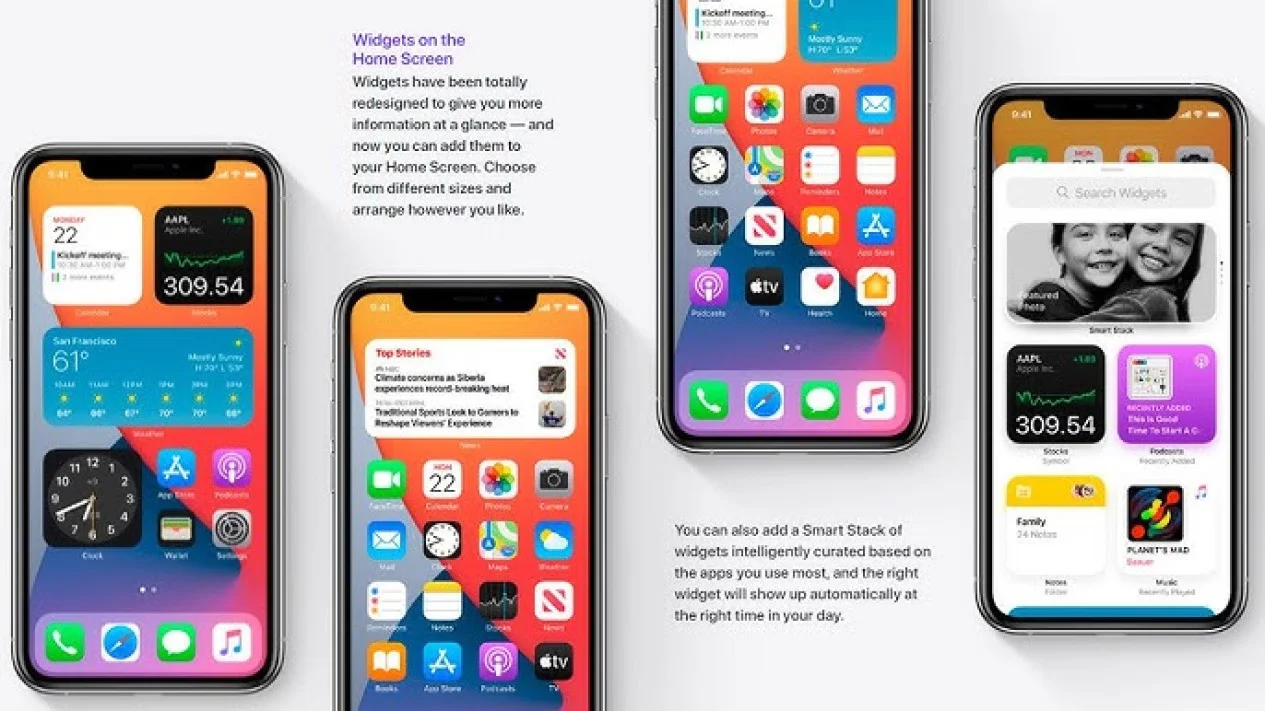 Tampilan tema ios hyperos pada ponsel Xiaomi dengan kontrol pusat dan lockscreen ala iPhone
