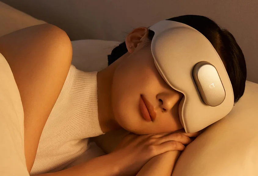 Fitur motor getar pijat di masker mata Xiaomi untuk relaksasi mata