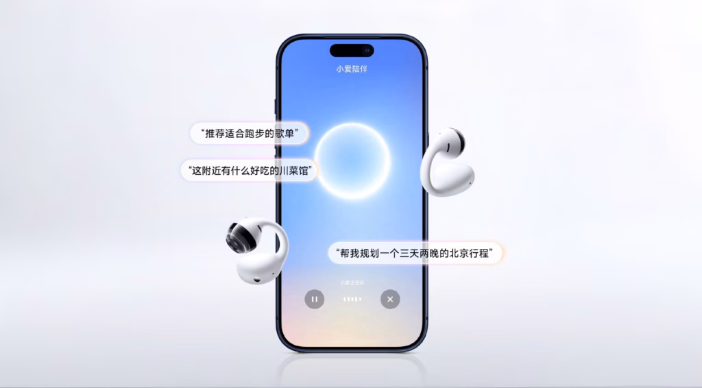Xiaomi open-ear wireless earbuds dengan dukungan Apple Find My dan koneksi ganda Android-iOS