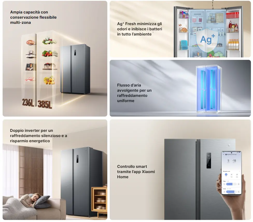 Sistem pendingin No Frost Xiaomi
