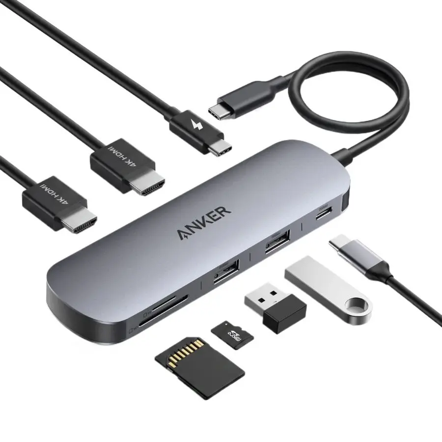 Anker Nano USB-C Hub 8-in-1 Dual Display (Photo: Anker)