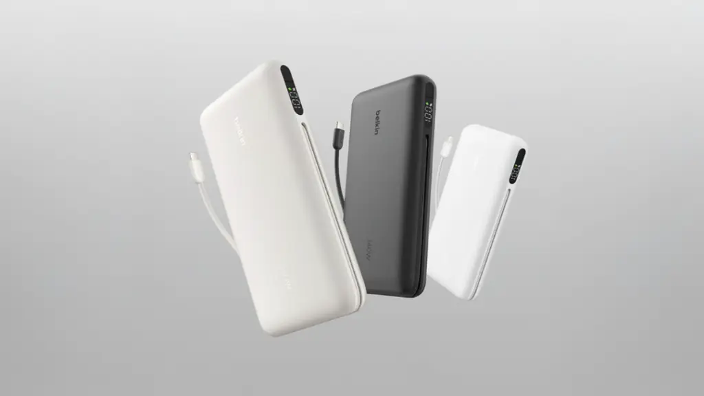 Belkin UltraCharge Pro Power Bank 25K Mengubah Cara Charge Laptop dengan Output 140W 9 Belkin UltraCharge Pro Laptop Power Bank 25K dengan desain portabel dan kabel USB-C built-in