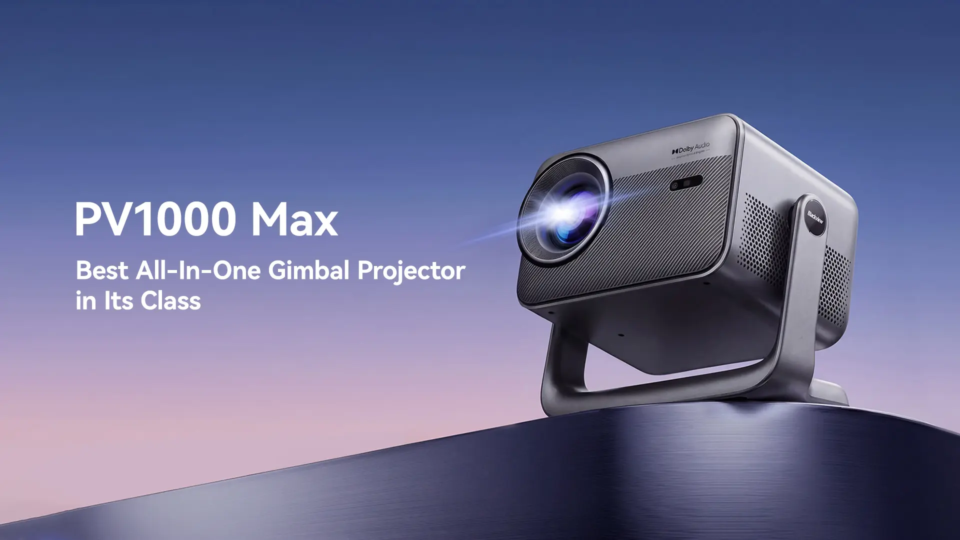 Blackview PV1000 Max proyektor pintar dengan fokus otomatis dan audio Dolby