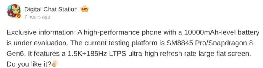 Bocoran OnePlus Ace 7 dengan baterai 10.000mAh dan chipset Snapdragon 8 Gen 6