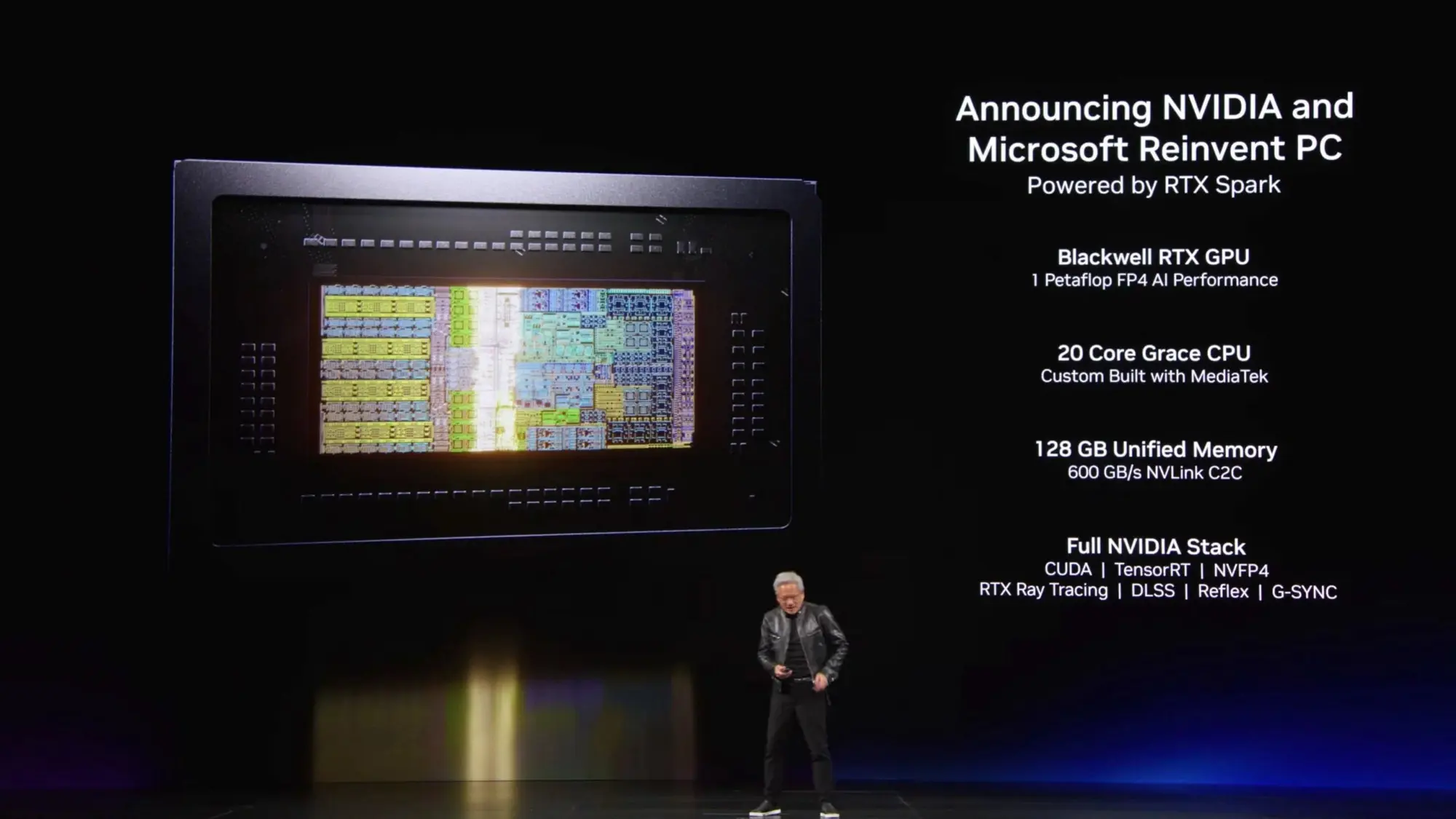 Chip Nvidia N1X yang diperkenalkan di Computex (Photo: Nvidia)