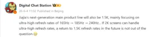 OnePlus Terus Kejar Refresh Rate Tinggi Hingga 240Hz di Masa Depan