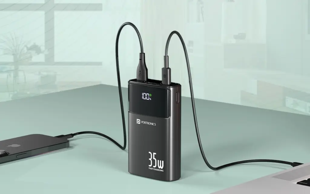 Portronics Titan 35 Menghadirkan Power Bank 20.000mAh dengan Kabel Terintegrasi 1 Power bank Portronics Titan 35 20000mAh dengan kabel terintegrasi dan pengisian cepat